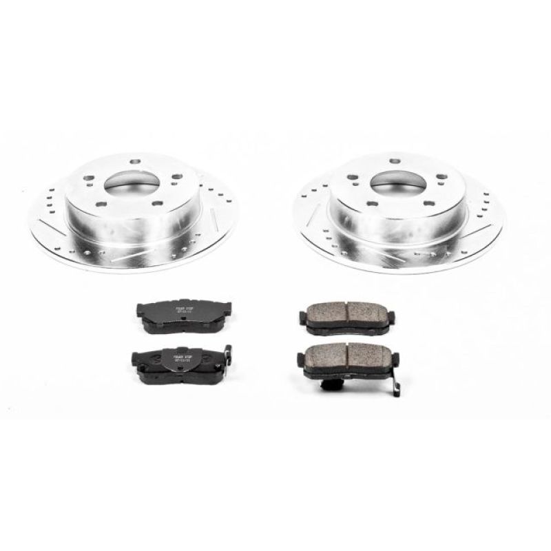 Power Stop 89-94 Nissan Maxima Rear Z23 Evolution Sport Brake Kit Brake Kits - Performance D&S PowerStop