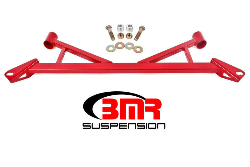 BMR 15-17 S550 Mustang Front 4-Point Subframe Chassis Brace - Red Chassis Bracing BMR Suspension