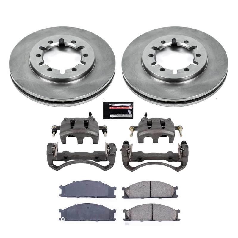 Power Stop 99-02 Nissan Frontier Front Autospecialty Kit w/Calipers Brake Kits - OE PowerStop