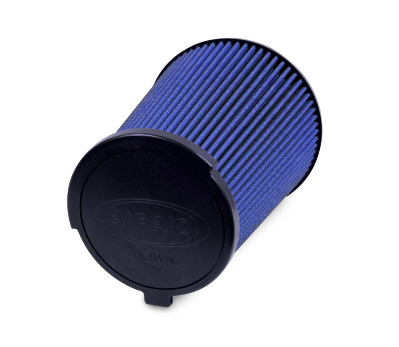 Airaid 10-14 Ford Mustang Shelby 5.4L Supercharged Direct Replacement Filter - Oiled / Blue Media Air Filters - Direct Fit Airaid