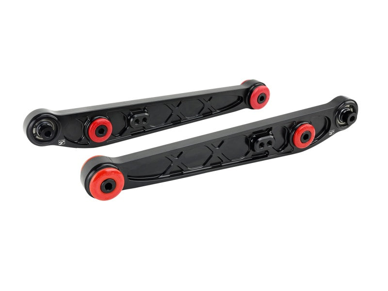 Skunk2 Honda/Acura EK Alpha Series Rear Lower Control Arm Set - Black Control Arms Skunk2 Racing