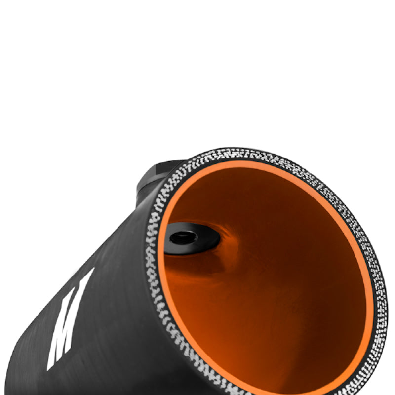 Mishimoto 3.0in Black Silicone Coupler w/ 1/8in NPT Bung Silicone Couplers & Hoses Mishimoto