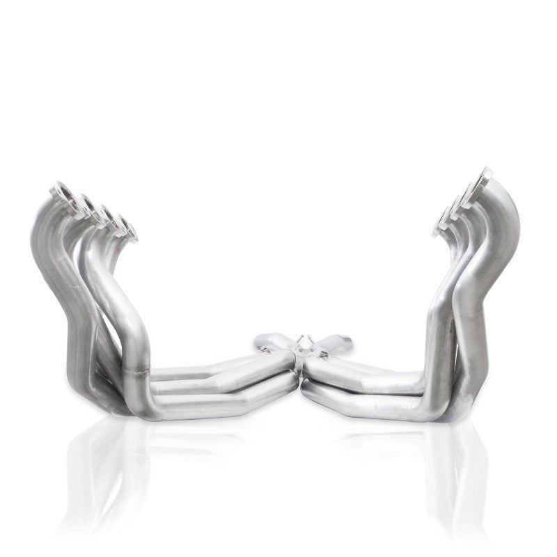 Colectores de escape de 2 pulgadas de Stainless Works para Corvette 2014-18 de 6,2 l con colectores primarios con Cat X-Pipe de alto flujo