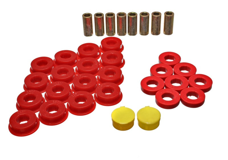 Energy Suspension 79-85 Mazda RX7 Red Rear Control Arm Bushing Set Bushing Kits Energy Suspension