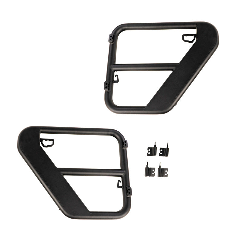 Rugged Ridge Fortis Tube Doors Rear 07-18 Jeep Wrangler JK 4-Dr Doors Rugged Ridge