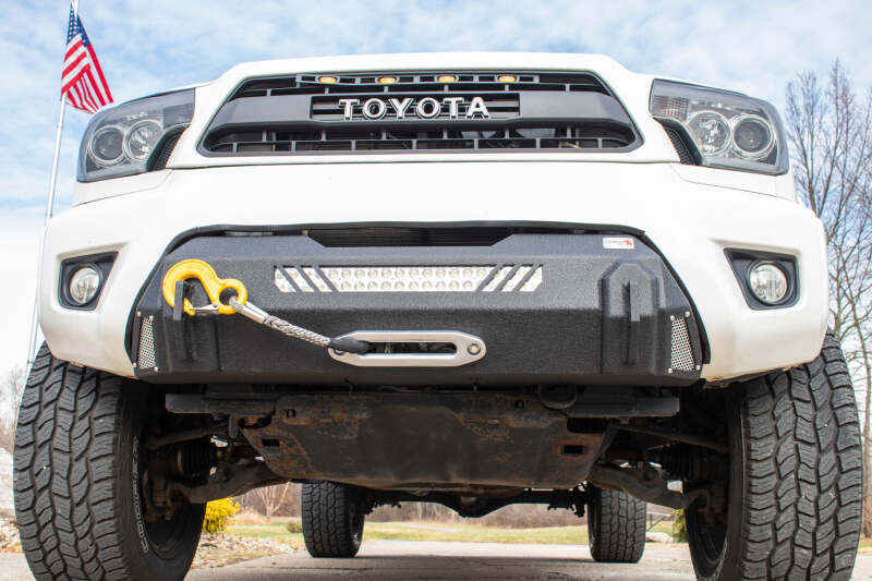 Fishbone Offroad 12-15 Tacoma Center Stubby Bumper Bumpers - Steel Fishbone Offroad