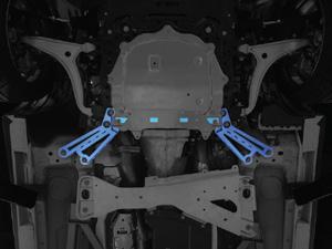 Cusco Power Brace Front 2016 Mazda Miata Roadster (ND5RC) Chassis Bracing Cusco