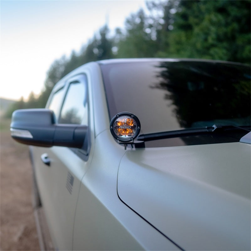Rigid Industries 2019+ Dodge Ram 1500 A-Pillar LED Light Mounts Light Mounts Rigid Industries
