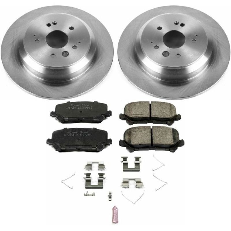 Power Stop 14-16 Acura MDX Rear Autospecialty Brake Kit Brake Kits - OE PowerStop