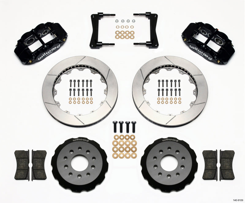 Wilwood Narrow Superlite 6R Front Hat Kit 13.06in 2005-2014 Mustang Big Brake Kits Wilwood