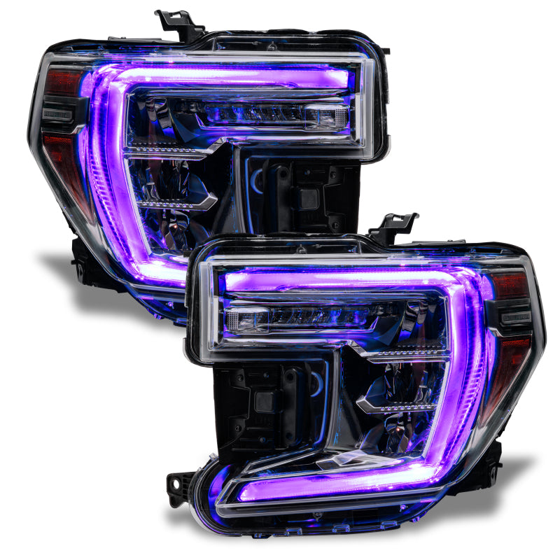 Oracle 19-21 GMC Sierra 1500 RGB+W Headlight DRL Upgrade Kit - ColorSHIFT w/o Controller Headlights ORACLE Lighting