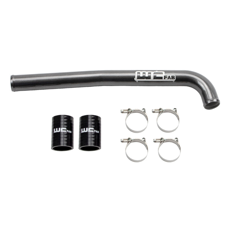 Wehrli 19-23 6.7L Cummins High Output (HO) Upper Coolant Pipe - Candy Teal Radiator Hoses Wehrli