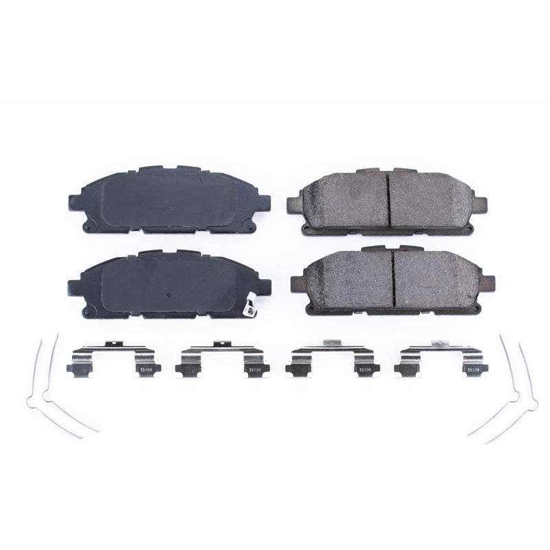 Power Stop 11-17 Nissan Quest Front Z17 Evolution Ceramic Brake Pads w/Hardware Brake Pads - OE PowerStop