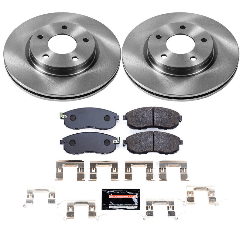 Power Stop 13-19 Nissan Sentra Front Track Day Brake Kit Brake Kits - Performance Blank PowerStop