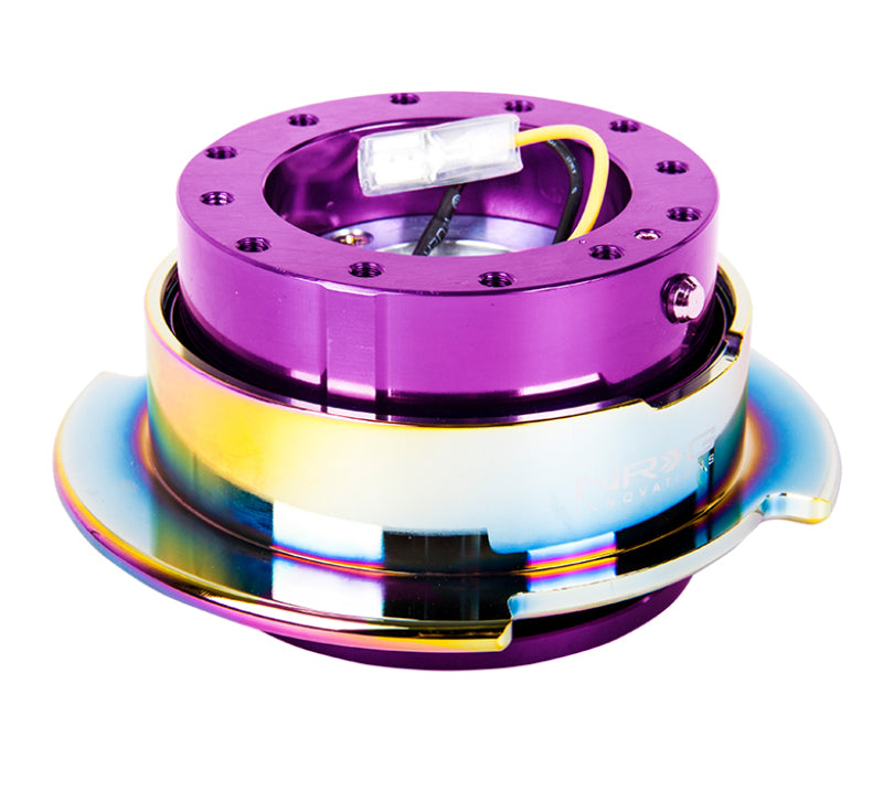 NRG Quick Release Gen 2.5 - Purple Body / Neochrome Ring Quick Release Adapters NRG