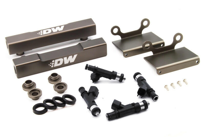 DeatschWerks 04-06 Subaru STI/LGT Side Feed to Top Feed Fuel Rail Conv Kit w/ 1000cc Injectors Fuel Rails DeatschWerks