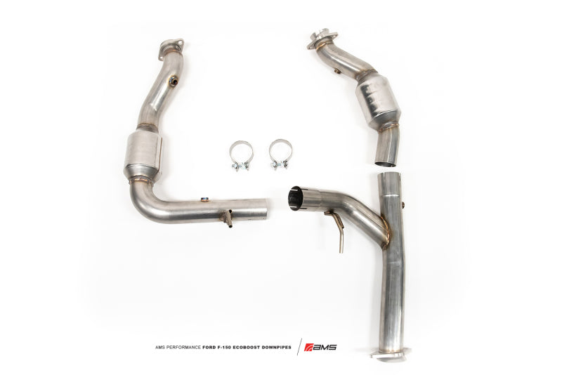 AMS Performance 2015+ Ford F-150 3.5L Ecoboost (Excl Raptor) Federal EPA Compliant Catted Downpipe Downpipes AMS