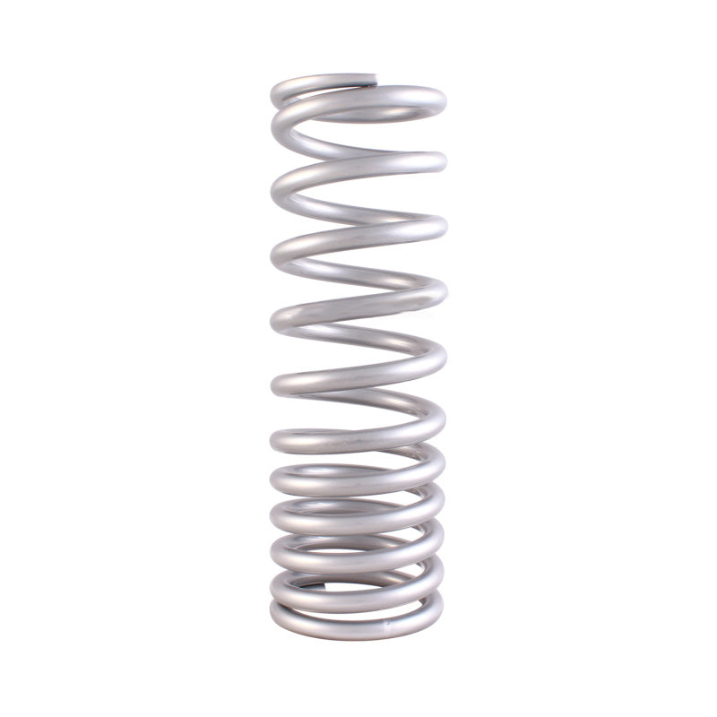 QA1 2-1/2in ID Variable Rate High Travel Spring - 10in Length x 225/475lbs/in - Silver Powder Coated Coilover Springs QA1