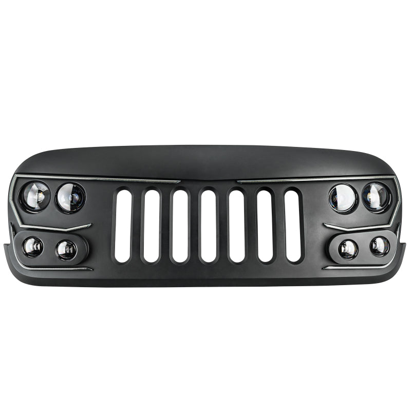 Oracle VECTOR Series Full LED Grille - Jeep Wrangler JK - NA Light Accessories and Wiring ORACLE Lighting