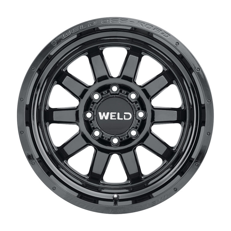 Weld Off-Road W168 20X10 Stealth 8X180 ET-18 BS4.75 Gloss Black 124.3 Wheels - Forged Weld