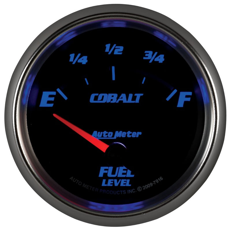 Autometer Cobalt 66.7mm 240-33 ohms Short Sweep Electronic Fuel Level Gauge Gauges AutoMeter