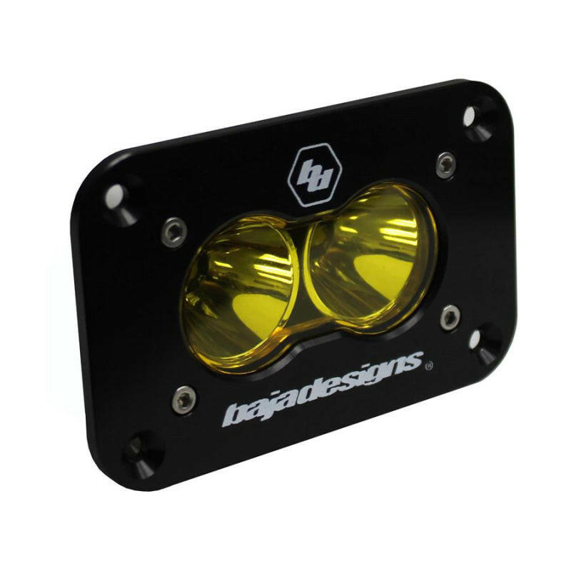 Baja Designs S2 Sport Flush Mount Work/Scene Pattern LED Work Light - Amber Light Bars & Cubes Baja Designs