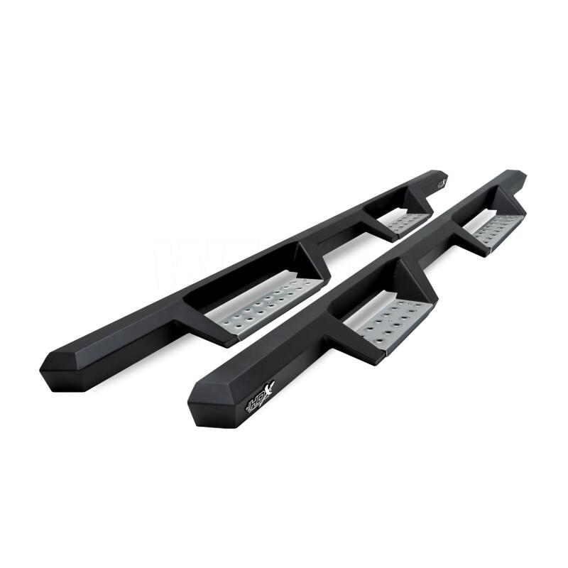 Westin 21-22 Ford Bronco 4DR HDX Stainless Drop Nerf Step Bars - Textured Black Nerf Bars Westin