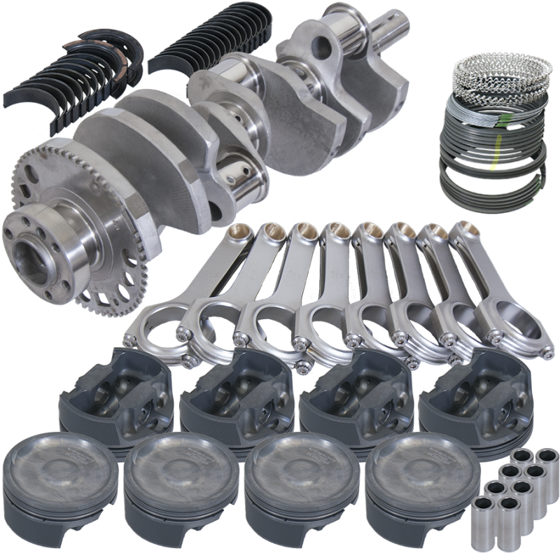 Eagle Chevy LS3 4.000in Crank 58 Tth Reluctor 6.125in H-Beam -25cc 4.075in Pistons Rotating Assembly Rotating Assemblies Eagle