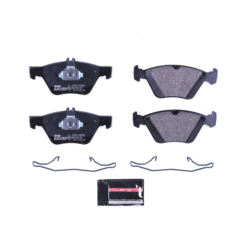 Power Stop 01-04 Mercedes-Benz SLK320 Euro-Stop ECE-R90 Front Brake Pads Brake Pads - OE PowerStop