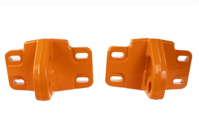 Ford Racing 2021+ Bronco Front Bumper Tow Hooks - Orange (Pair) Tow Hooks Ford Racing
