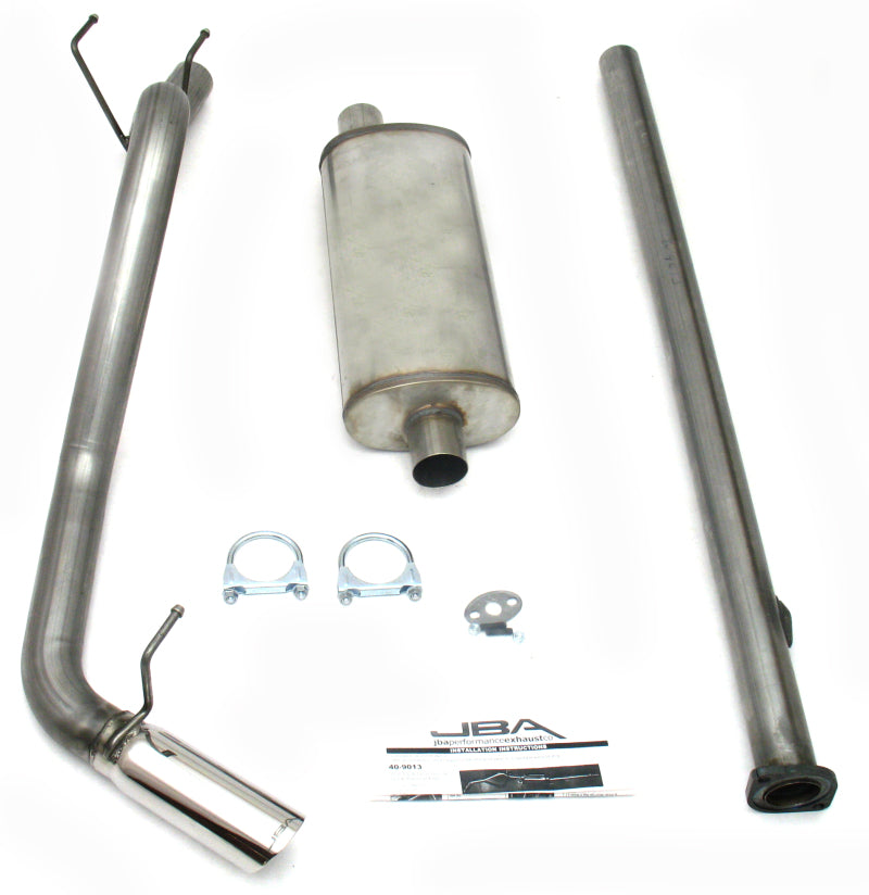 JBA 95-99 Toyota Tacoma Pre Runner 3.4L 409SS Pass Side Single Exit Cat-Back Exhaust Catback JBA