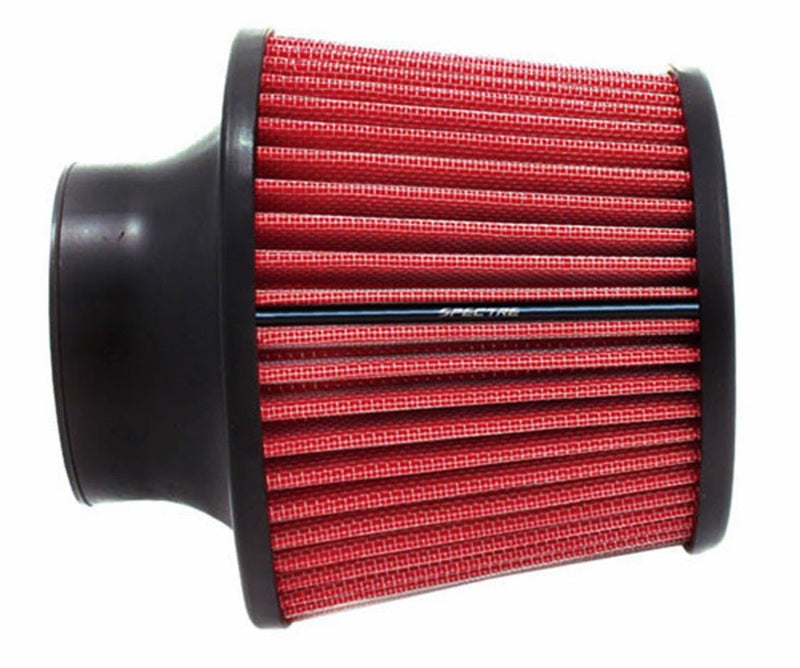 Spectre Conical Air Filter / Round Tapered 3in. - Red Air Filters - Universal Fit Spectre