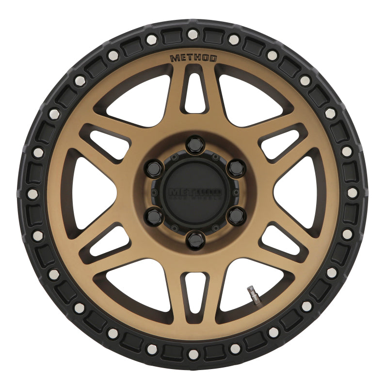 Method MR312 17x8.5 0mm Offset 6x5.5 106.25mm CB Method Bronze/Black Street Loc Wheel Wheels - Cast Method Wheels