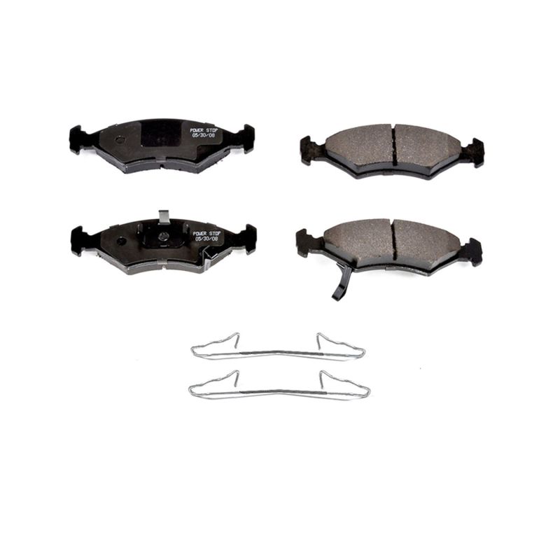 Power Stop 94-00 Kia Sephia Front Z17 Evolution Ceramic Brake Pads w/Hardware Brake Pads - OE PowerStop