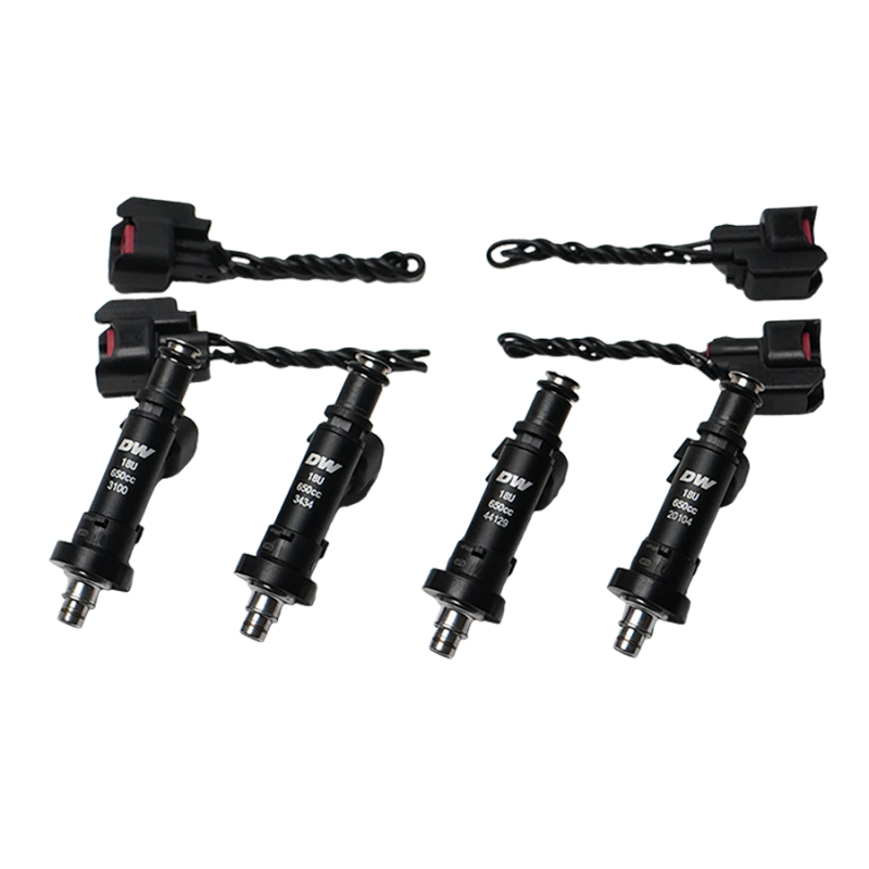 DeatschWerks 91-01 Acura Integra / 92-00 Honda Civic OBD I and II B/D/H Series 650cc Injectors Fuel Injector Sets - 4Cyl DeatschWerks