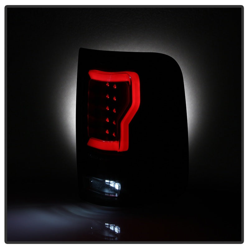 Spyder Ford F150 04-08 Styleside Tail Light V2 - LED - Black Smoke ALT-YD-FF15004V2-LBLED-BSM Tail Lights SPYDER