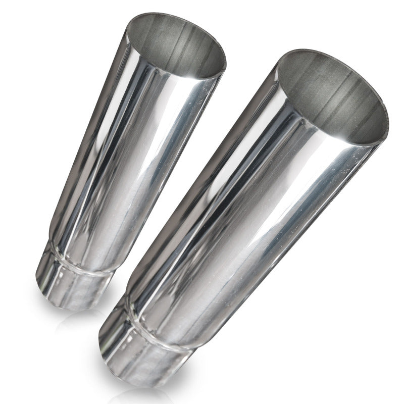 Stainless Works Straight Cut Resonator Tips 3in ID Inlet 3in Body Tips Stainless Works