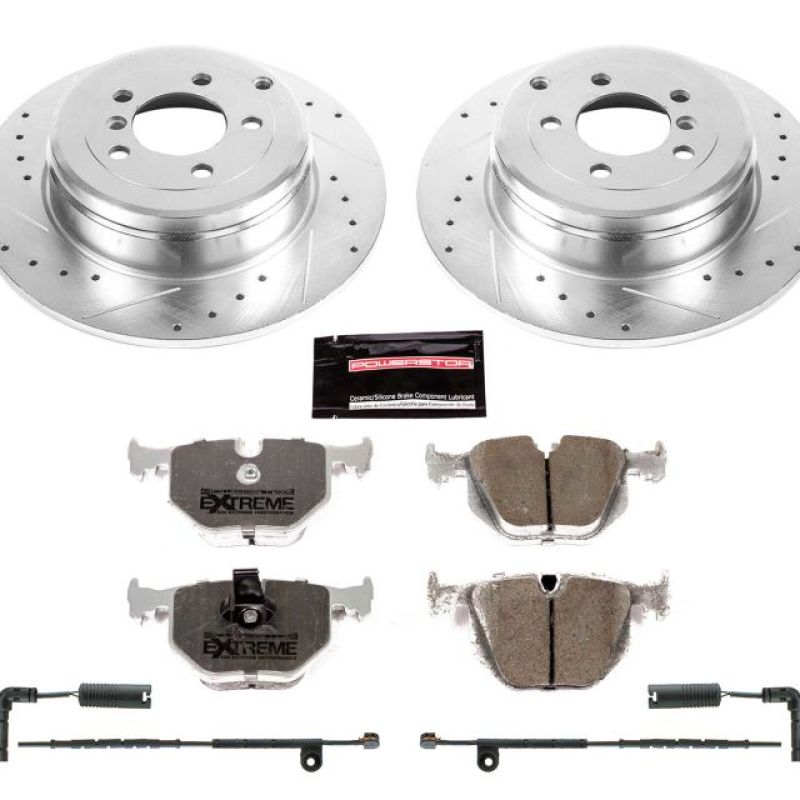 Power Stop 03-05 Land Rover Range Rover Rear Z26 Street Warrior Brake Kit Brake Kits - Performance D&S PowerStop