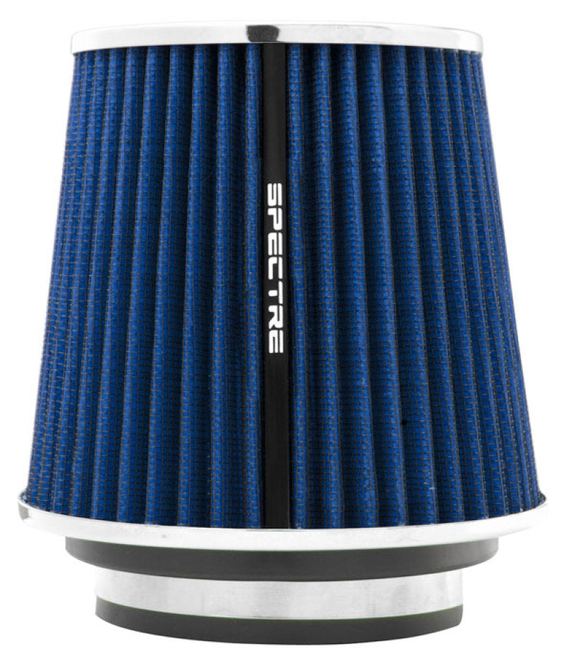 Spectre Adjustable Conical Air Filter 5-1/2in. Tall (Fits 3in. / 3-1/2in. / 4in. Tubes) - Blue Air Filters - Universal Fit Spectre