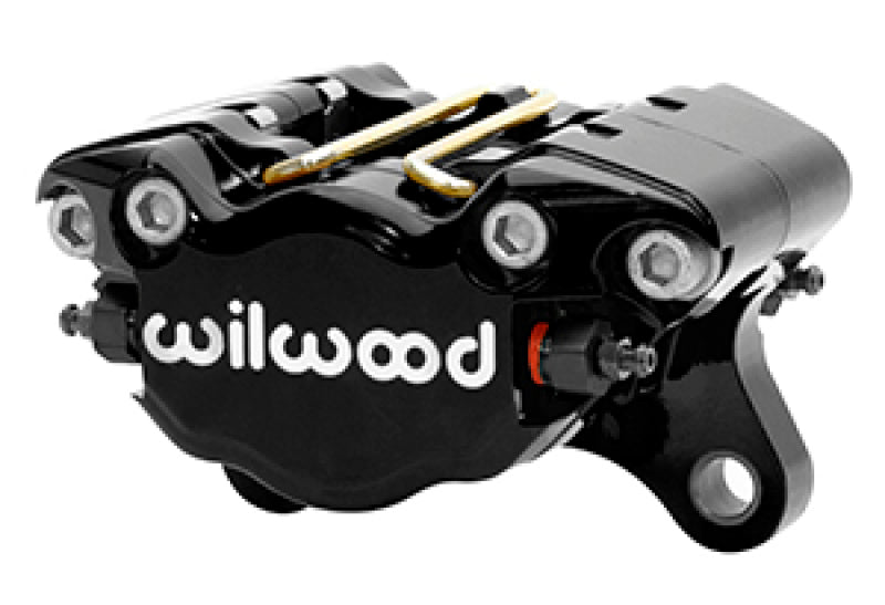 Wilwood Caliper-Black Dynapro Single 3.25in Mount 1.75in Pistons .38in Disc Brake Calipers - Perf Wilwood
