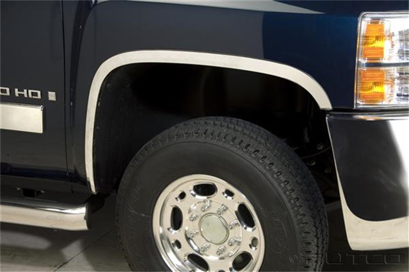Putco 15-19 GMC Sierra HD - Full (Does not Fit Dually) Stainless Steel Fender Trim Exterior Trim Putco