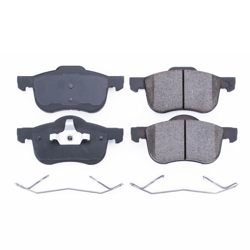 Power Stop 01-09 Volvo S60 Front Z17 Evolution Ceramic Brake Pads w/Hardware Brake Pads - OE PowerStop