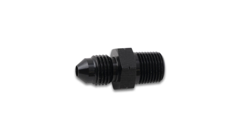 Vibrant BSPT Adapter Fitting -8 AN to 1/2in -14 Fittings Vibrant