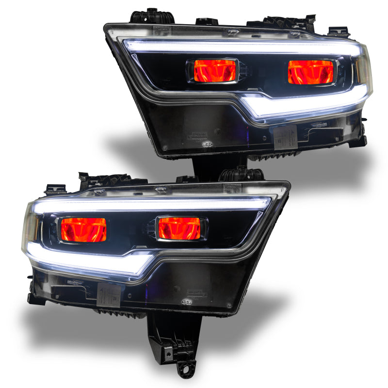 Oracle 19-21 RAM 1500 RGB Headlight Demon Eye Kit - LED Projector - w/o Controller Headlights ORACLE Lighting