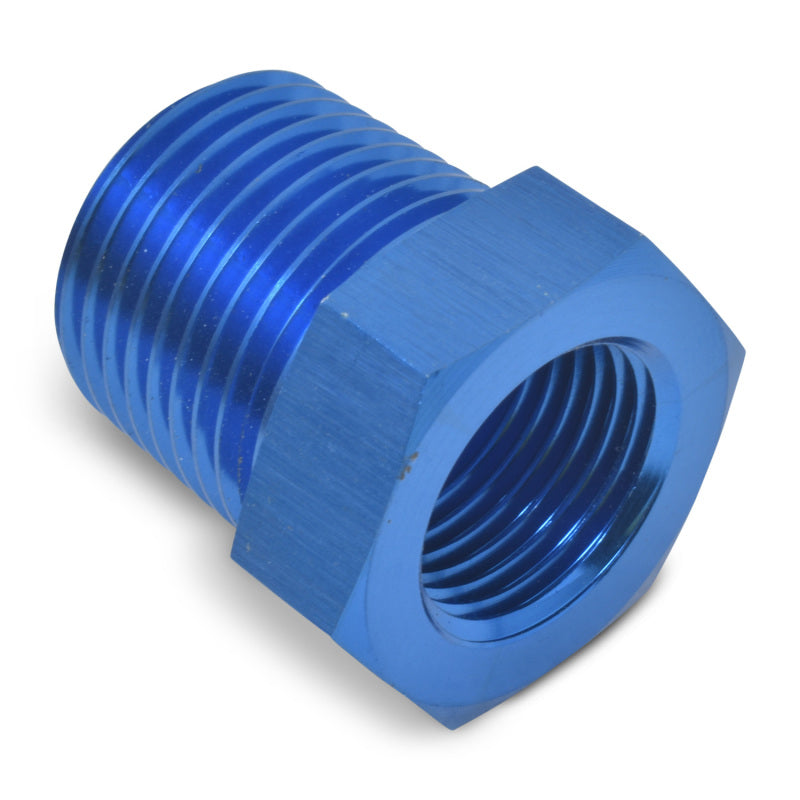 Russell Performance 1/2in Male to 1/8in Female Pipe Bushing Reducer (Blue) Fittings Russell
