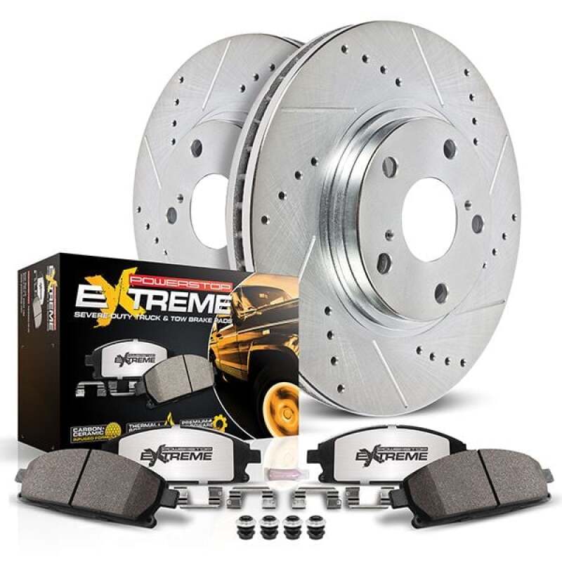 Power Stop 2023 Ford Bronco Sport Front Z36 Truck & Tow Brake Kit Brake Kits - Performance D&S PowerStop