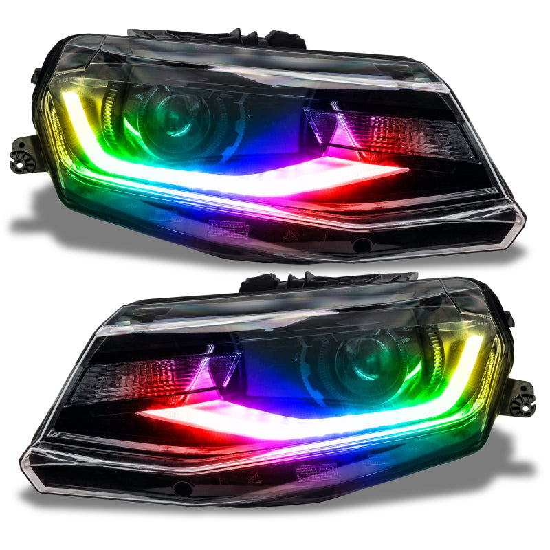 Oracle 16-18 Chevy Camaro Dynamic Headlight DRL Upgrade Kit - ColorSHIFT - Dynamic Headlights ORACLE Lighting