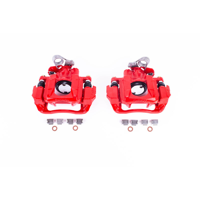 Power Stop 2009 Ford Flex Rear Red Calipers w/Brackets - Pair Brake Calipers - Perf PowerStop