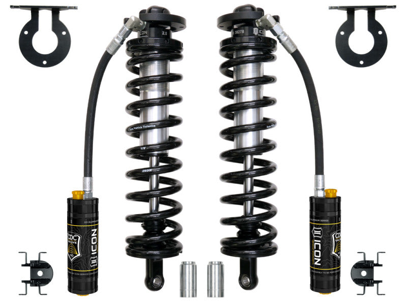 ICON 2005+ Ford F-250/F-350 Super Duty 4WD 4in 2.5 Series Shocks VS RR CDCV Bolt-In Conversion Kit Coilover Components ICON