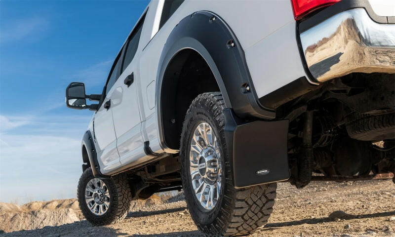 Bushwacker 17-18 Ford F-250 Super Duty Pocket Style Flares 4pc - Black Fender Flares Bushwacker